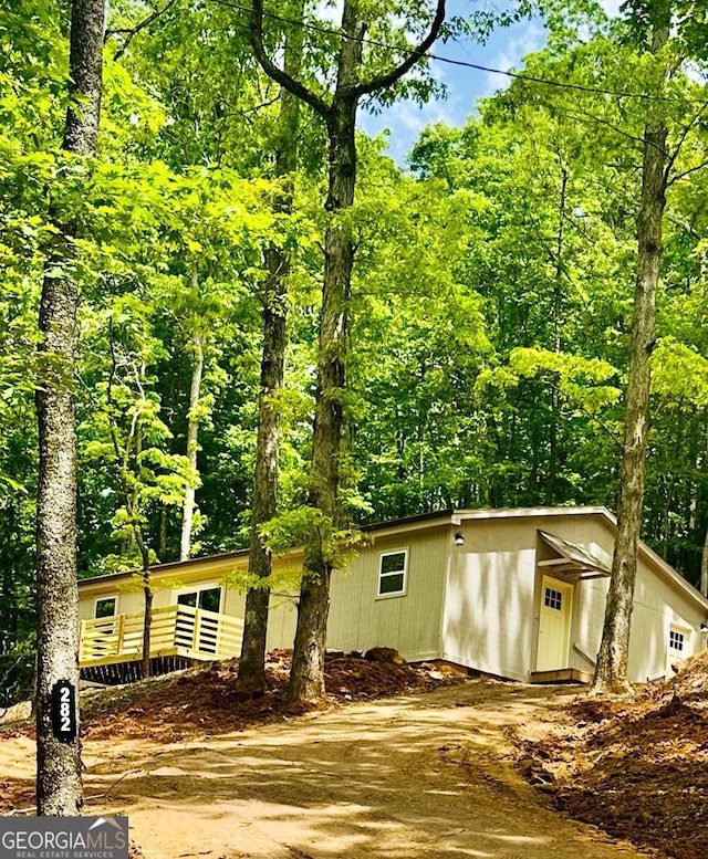 282 Armor Way, Ellijay, GA 30540 - view of mid-century home
