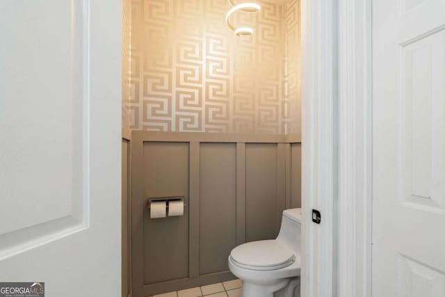 425 Starfire Ct, Suwanee, GA 30024 - bathroom featuring toilet and tile patterned floors