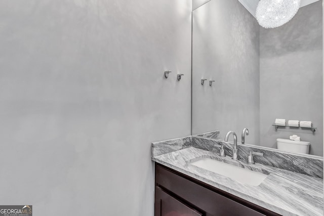 326 Brownstones Cir NE, Atlanta, GA 30312 - bathroom with vanity and toilet