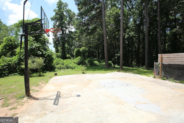 3227 Due W Rd, Dallas, GA 30157 - view of patio with basketball court