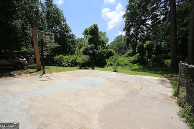 3227 Due W Rd, Dallas, GA 30157 - view of patio with basketball court