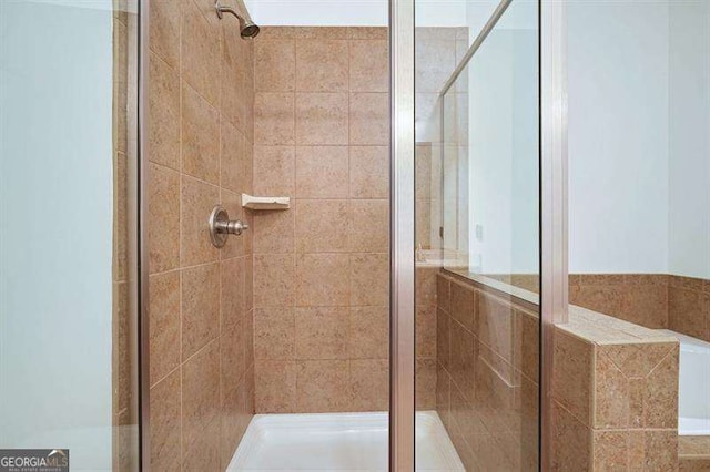 3202 Saute Way, Avondale Estates, GA 30002 - full bath featuring a stall shower and a bath