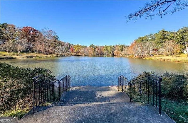 3202 Saute Way, Avondale Estates, GA 30002 - dock with a water view and a view of trees