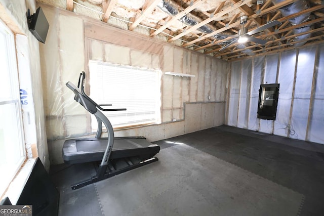 1895 Henley Way, Alpharetta, GA 30009 - exercise area featuring electric panel