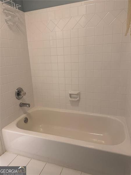 1464 Chatsworth Trce, Lawrenceville, GA 30044 - bathroom with tile patterned flooring and bathtub / shower combination