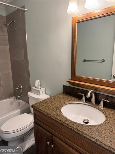 1464 Chatsworth Trce, Lawrenceville, GA 30044 - full bathroom with vanity and shower / bath combination