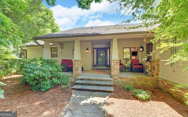 212 Windjammer Dr, Hiawassee, GA 30546 - view of front of home featuring covered porch