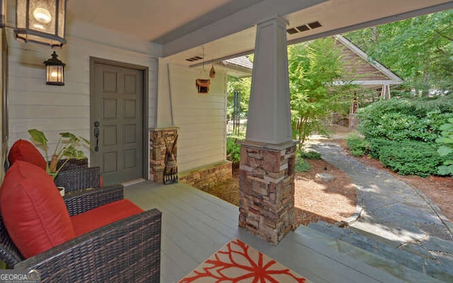 212 Windjammer Dr, Hiawassee, GA 30546 - view of porch