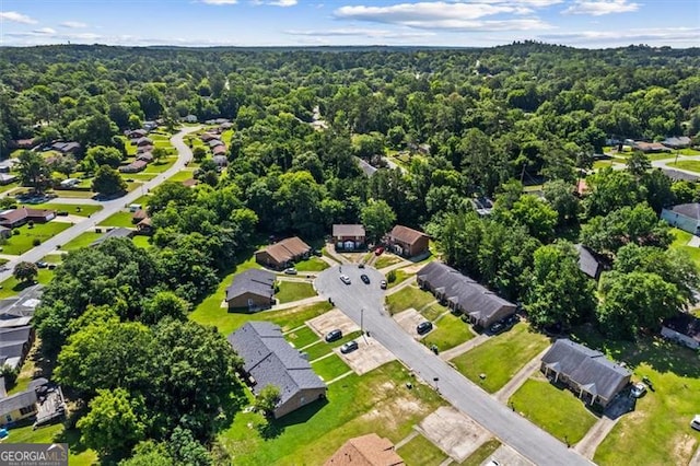 4146 Monclair, Columbus, GA 31907 - aerial view of property's location with a forest and nearby suburban area