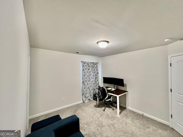 312 Indian River Dr, Jefferson, GA 30549 - carpeted office featuring baseboards