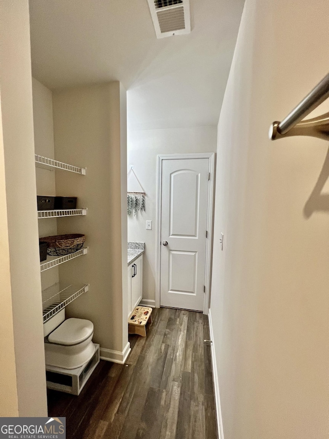 312 Indian River Dr, Jefferson, GA 30549 - bathroom with wood finished floors and vanity