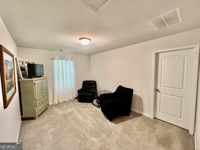 312 Indian River Dr, Jefferson, GA 30549 - living area featuring light colored carpet and baseboards