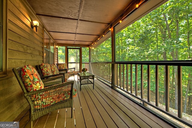 191 Deer Run Rd, Blairsville, GA 30512 - wooden terrace featuring outdoor lounge area