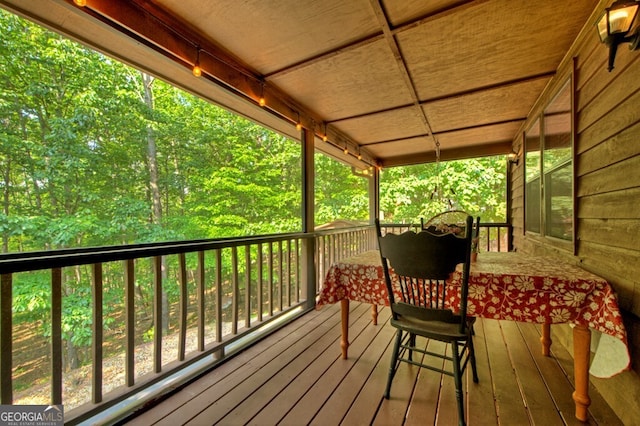 191 Deer Run Rd, Blairsville, GA 30512 - view of wooden deck