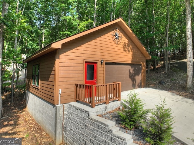 191 Deer Run Rd, Blairsville, GA 30512 - view of front of property with a detached garage and an outdoor structure