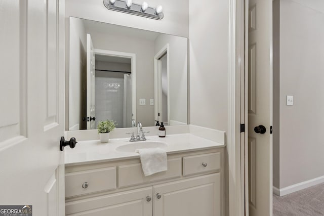 665 Greenview Ter, Milton, GA 30004 - full bath with vanity and baseboards