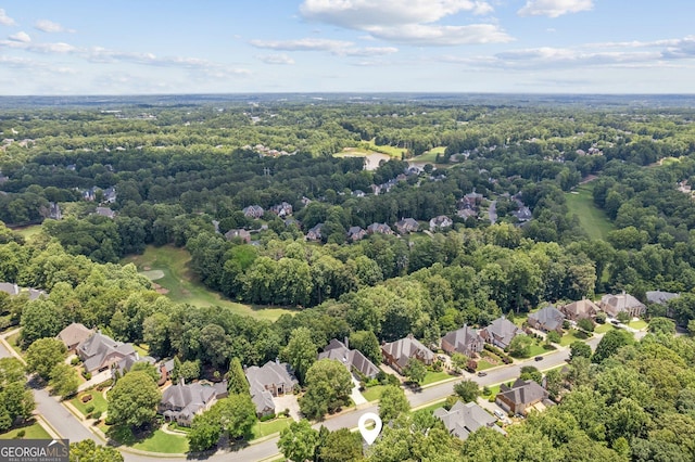 665 Greenview Ter, Milton, GA 30004 - aerial perspective of suburban area with a forest