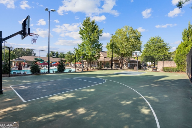665 Greenview Ter, Milton, GA 30004 - view of basketball court with community basketball court