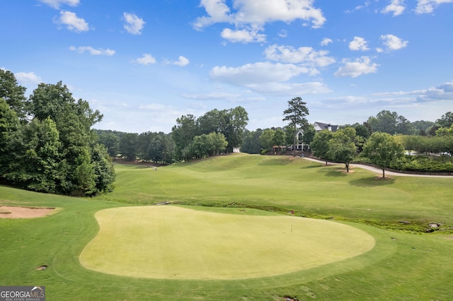 665 Greenview Ter, Milton, GA 30004 - view of home's community with golf course view and a lawn
