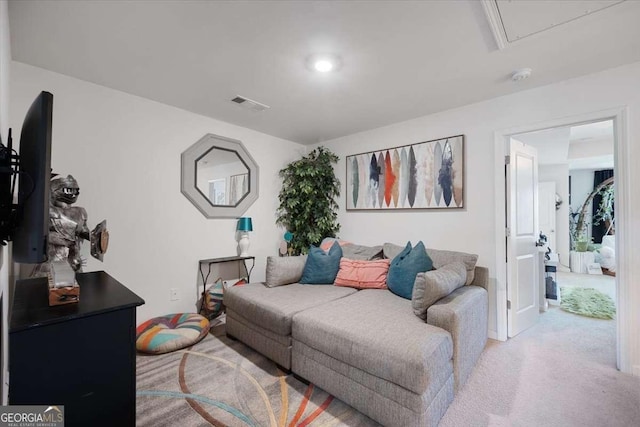 2404 Fitts Dr, Conyers, GA 30094 - living room featuring light colored carpet