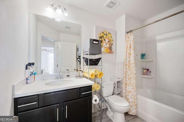 2404 Fitts Dr, Conyers, GA 30094 - full bath with vanity and shower / bath combo