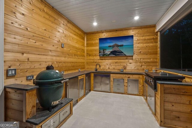 6326 Point Twenty Two, Gainesville, GA 30506 - bar featuring wood walls and recessed lighting