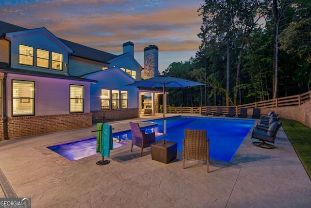 6326 Point Twenty Two, Gainesville, GA 30506 - view of pool featuring a fenced backyard and a patio