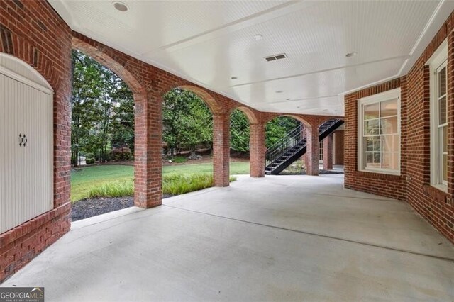 4634 Whitestone Way, Suwanee, GA 30024 - view of patio / terrace featuring stairs