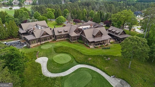 4634 Whitestone Way, Suwanee, GA 30024 - aerial view of a golf club