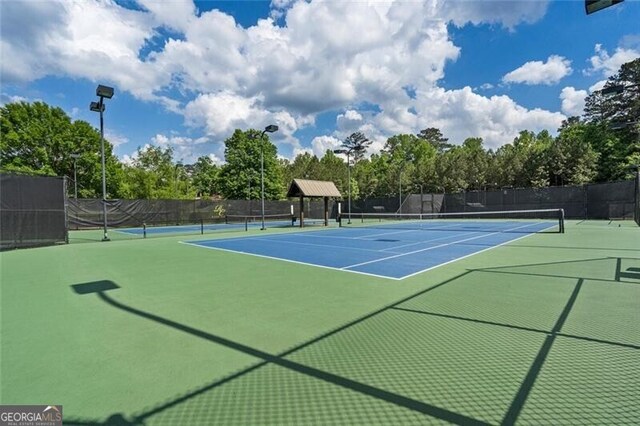 4634 Whitestone Way, Suwanee, GA 30024 - view of tennis court featuring community basketball court