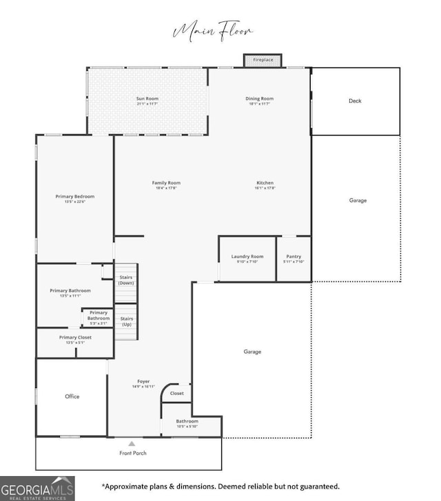 4445 Pebble Rock Dr, Cumming, GA 30041 - view of floor plan / room layout