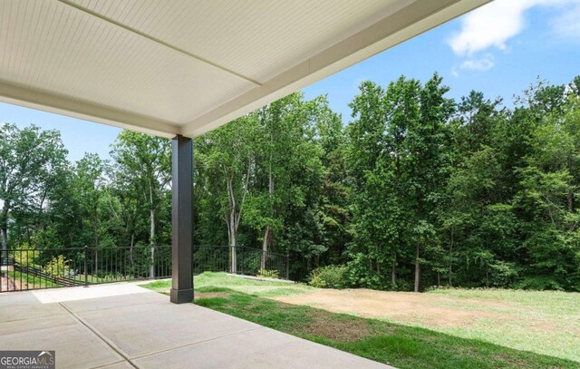 4445 Pebble Rock Dr, Cumming, GA 30041 - view of patio