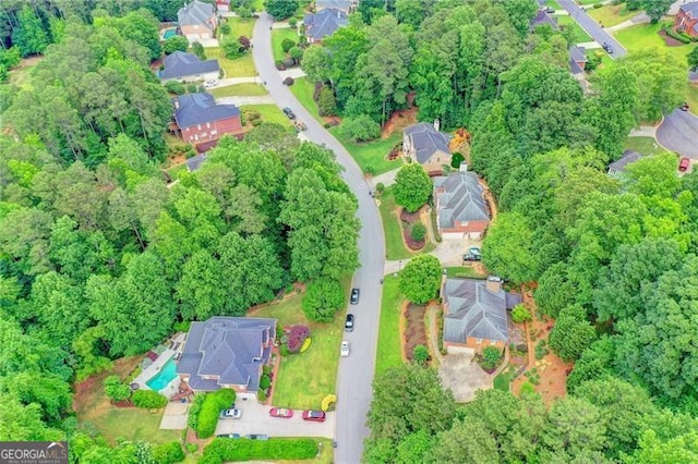 205 Camden Creek Ct, Lawrenceville, GA 30043 - aerial view of property's location featuring nearby suburban area