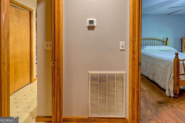 215 Souther Meadow Dr, Blairsville, GA 30512 - hallway with wood finished floors