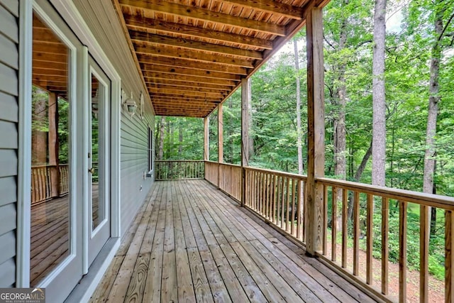 215 Souther Meadow Dr, Blairsville, GA 30512 - view of deck