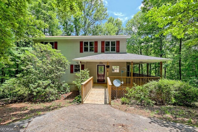 215 Souther Meadow Dr, Blairsville, GA 30512 - view of front of house with covered porch