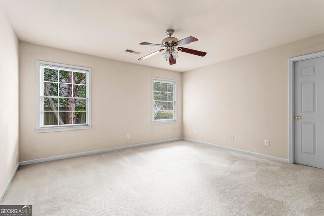1605 Spinnaker Dr, Alpharetta, GA 30005 - unfurnished room with a ceiling fan and carpet