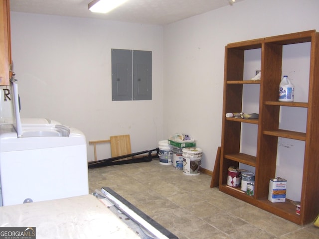 1455 River Cove Rd, Social Circle, GA 30025 - laundry room with electric panel