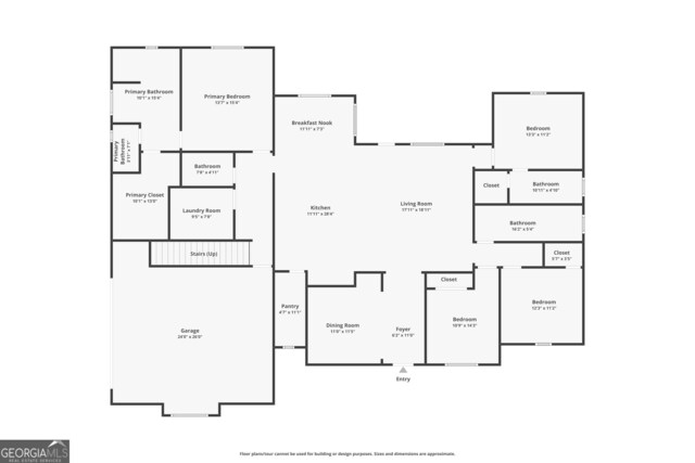 9 Honeysuckle Dr, Claxton, GA 30417 - view of floor plan / room layout