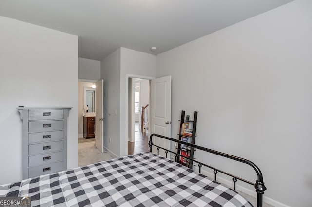 396 Brant Cir, Jefferson, GA 30549 - bedroom with light colored carpet and baseboards