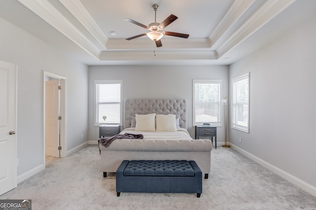 396 Brant Cir, Jefferson, GA 30549 - bedroom with a raised ceiling, carpet, and multiple windows