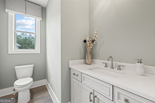 608 Southland Pass, Canton, GA 30115 - bathroom with vanity and wood finished floors