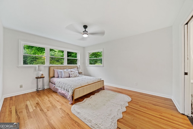 3222 Edgemont Way, Decatur, GA 30032 - bedroom featuring wood finished floors and ceiling fan