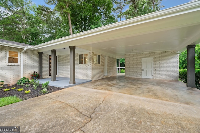 3222 Edgemont Way, Decatur, GA 30032 - view of parking / parking lot with driveway and a carport