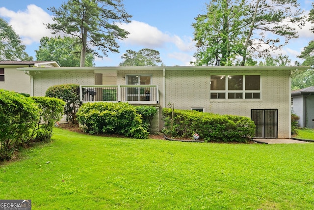 3222 Edgemont Way, Decatur, GA 30032 - view of front of house featuring a front lawn and brick siding