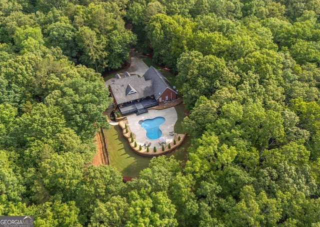 180 Mountain Path, Rockmart, GA 30153 - aerial view of property's location featuring a heavily wooded area