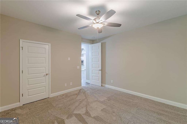 150 Whitworth Dr, Locust Grove, GA 30248 - carpeted empty room featuring a ceiling fan and baseboards