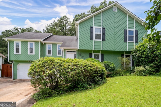 936 Tyrell Dr, Austell, GA 30106 - view of front of home with an attached garage and concrete driveway
