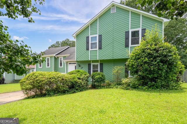 936 Tyrell Dr, Austell, GA 30106 - view of front of property with a front yard