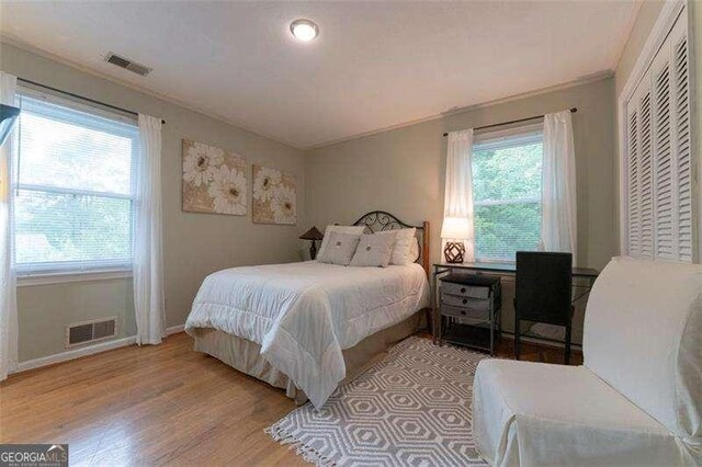 160 Edgewood Dr, Athens, GA 30606 - bedroom featuring wood finished floors